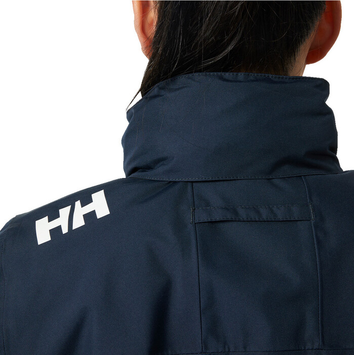 2024 Helly Hansen Frauen Crew Hooded Midlayer Sailing Jacket 2.0 34447 - Navy